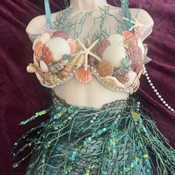 Mermaid Costume, hand made custom art