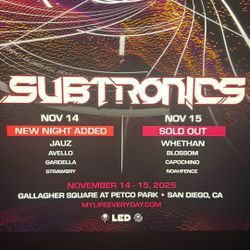 Subtronics Petco park 11/14