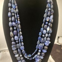 Lapis Lazuli & Sodalite Necklace 