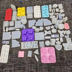 Lot 78 Pieces Silicon Mold Baking Craft Resin 