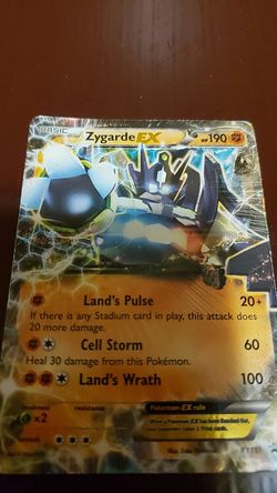 Zygarde EX Pokemon trading card