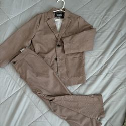 Boy Plaid Casual Suit 