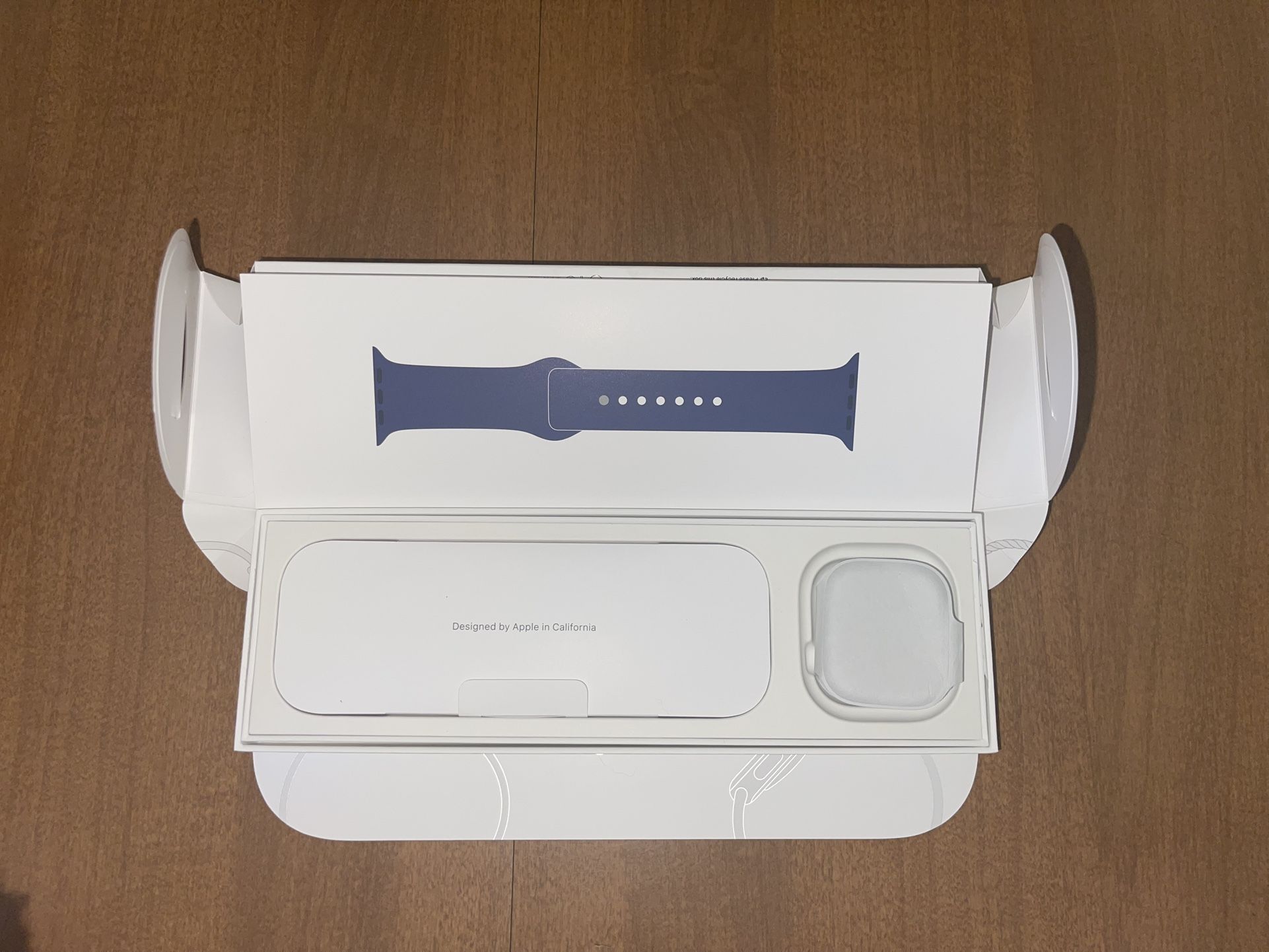 Brand New - Official Apple Sport Band - Denim - 46mm