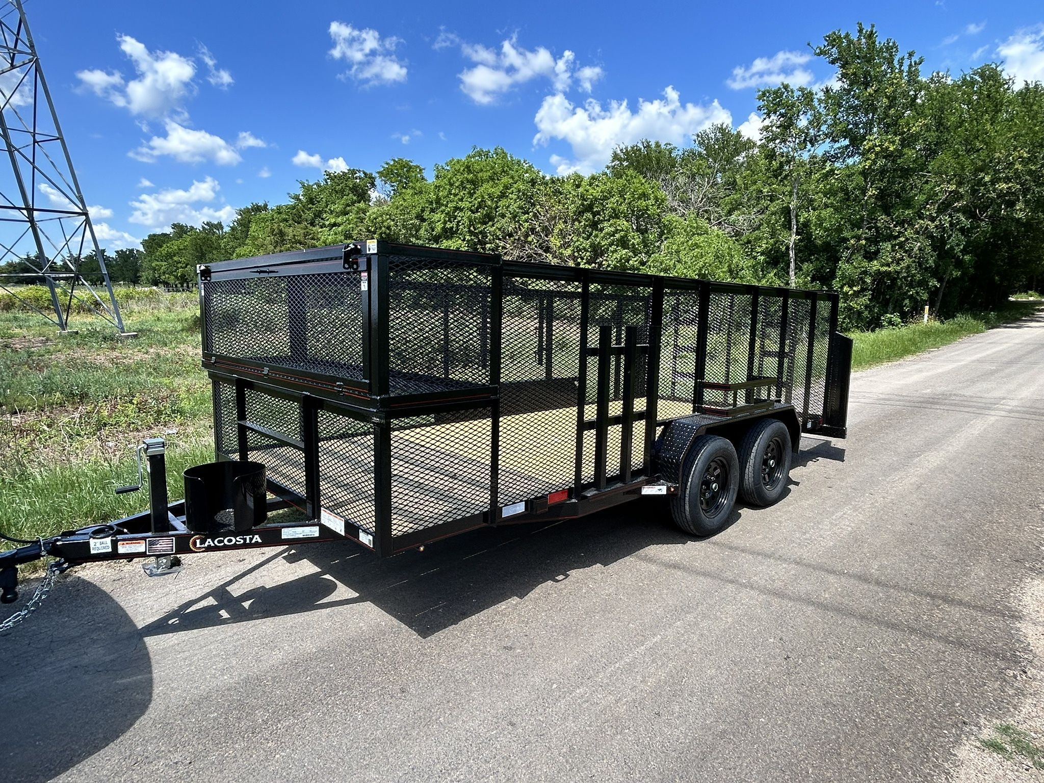 BRAND NEW 2025 LaCosta Fully loaded Landscape Trailer For Sale