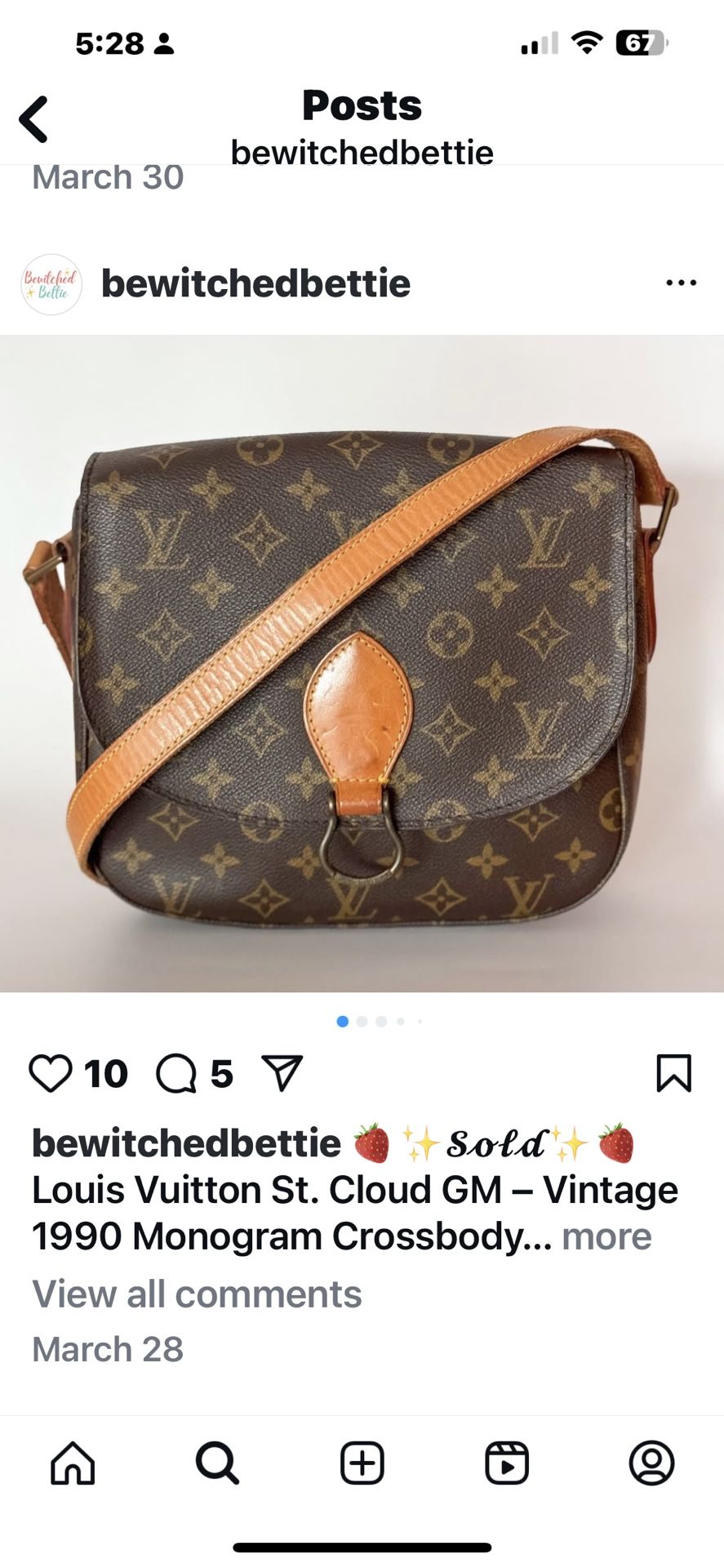 Authentic Louis Vuitton Crossbody
