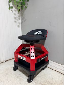 Rolling shop stool