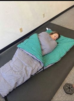 Moving Sale!! New Camping canvas Sleeping Bag for Adults Kids