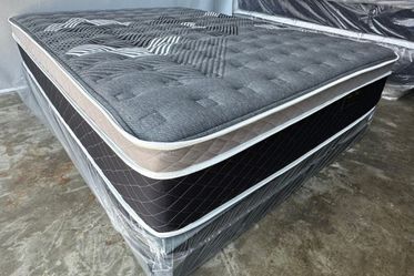 Full Oasis Thermal Comfort Europillow Top 12inch Matres Andboxspring