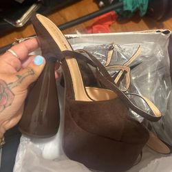 Brown Fashion nova heels