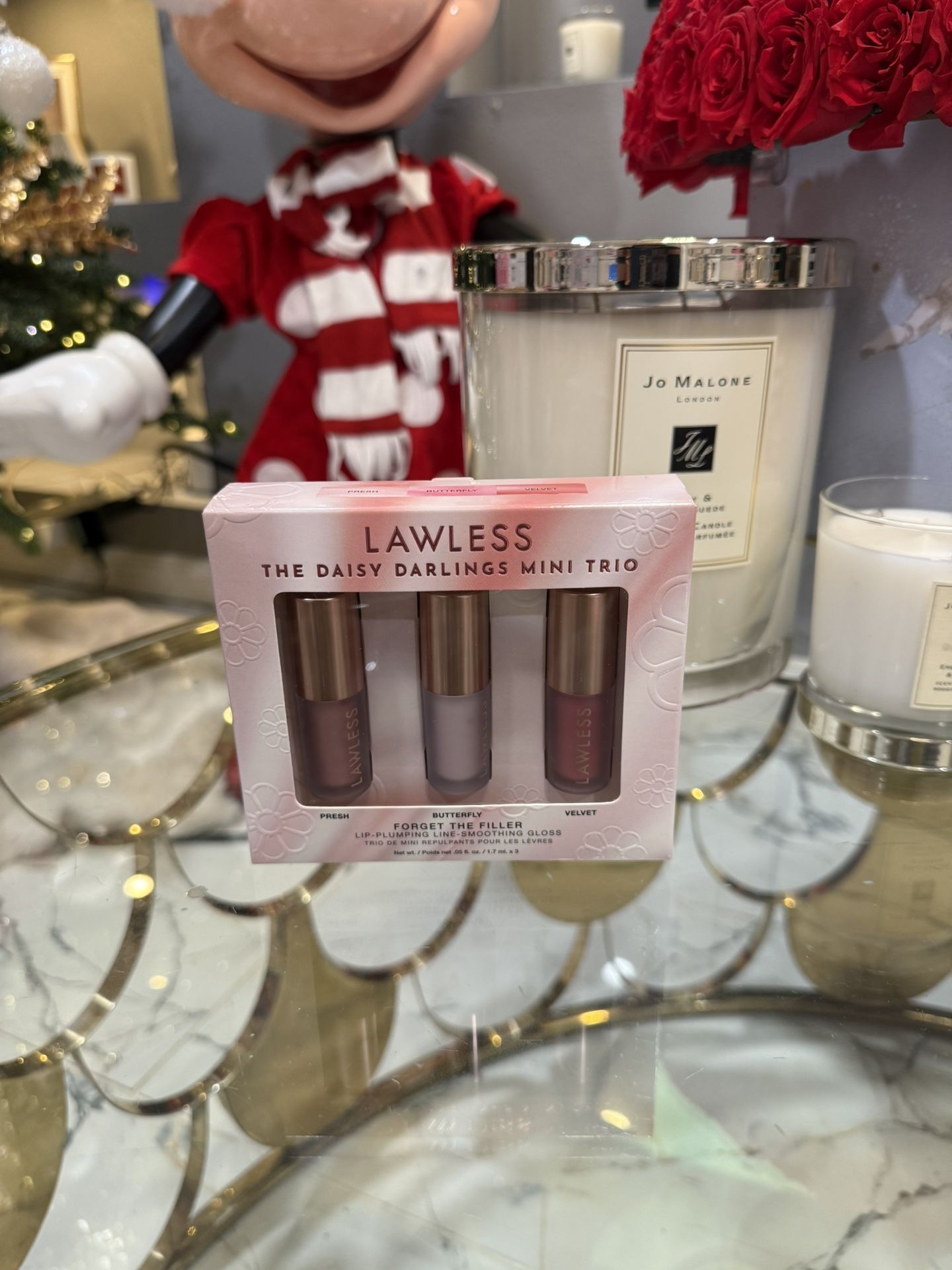 LAWLESS Mini Daisy Darlings Lip-Plumping Lip Gloss Triođź’•