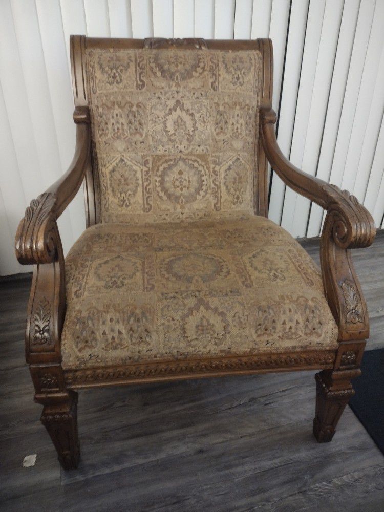 2- Vintage Wood Chairs