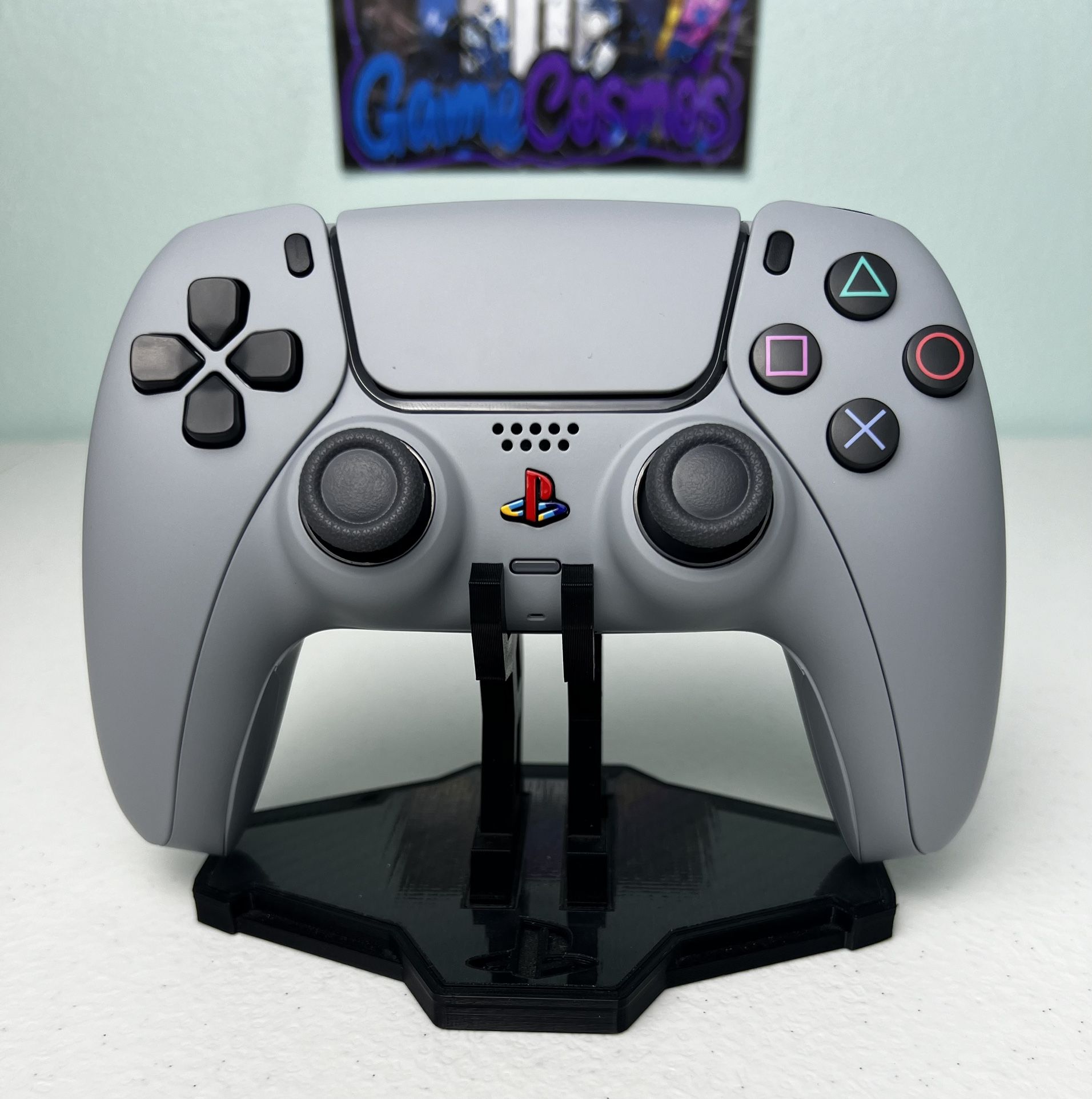 Custom PS1 Original Gray Retro Custom Wireless Controller for PS5