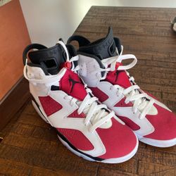 jordan retro carmines 2021 size 8mens 