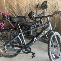 Concord Electric Bicycle. Like New 20mph speed.