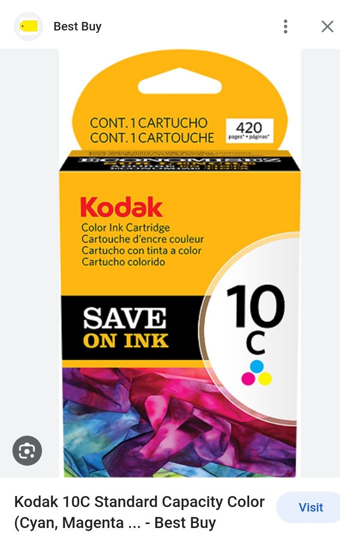 KODAK INK CARTRIDGES , 4-10c & 2-10xl.... CHECK OUT MY PAGE FOR MORE ITEMS