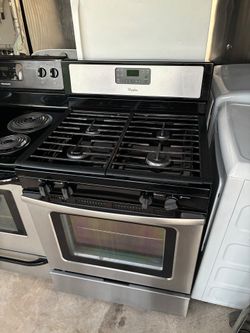 Gas stove whirlpool stainless steel