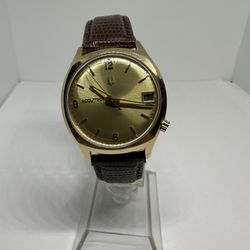 Vintage Bulova Accutron 1967 (14k Gold Filled Case) Mens Watch