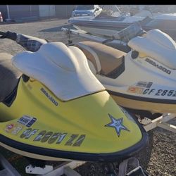 96 And 97 Jet Skis 660cc 