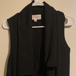 Sweet Wanderer Black Women’s Vest Tunic Size Medium 