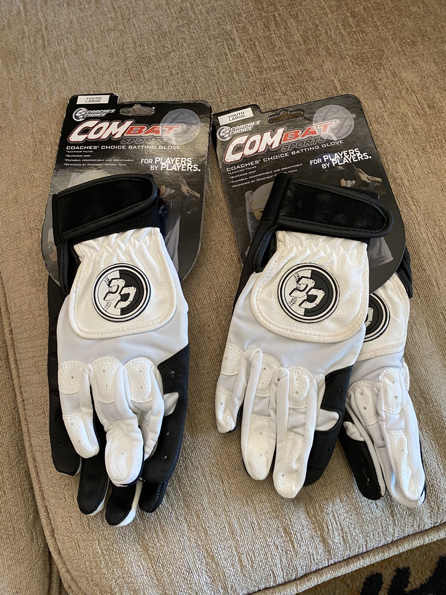 Combat Batting Gloves For Baseball Or Softball