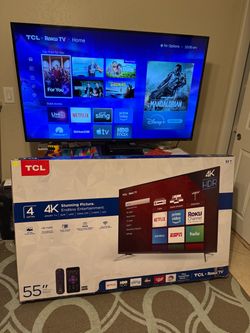 TCL 55” 4K TV