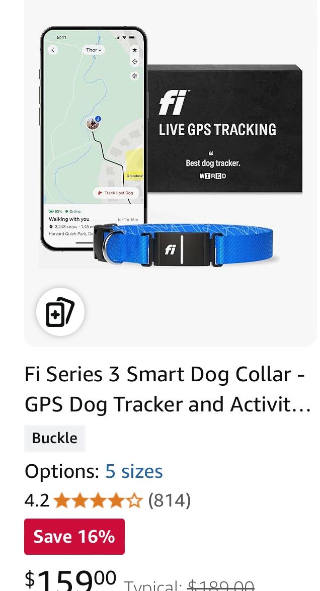 Fi Series 3 Smart Dog Collar