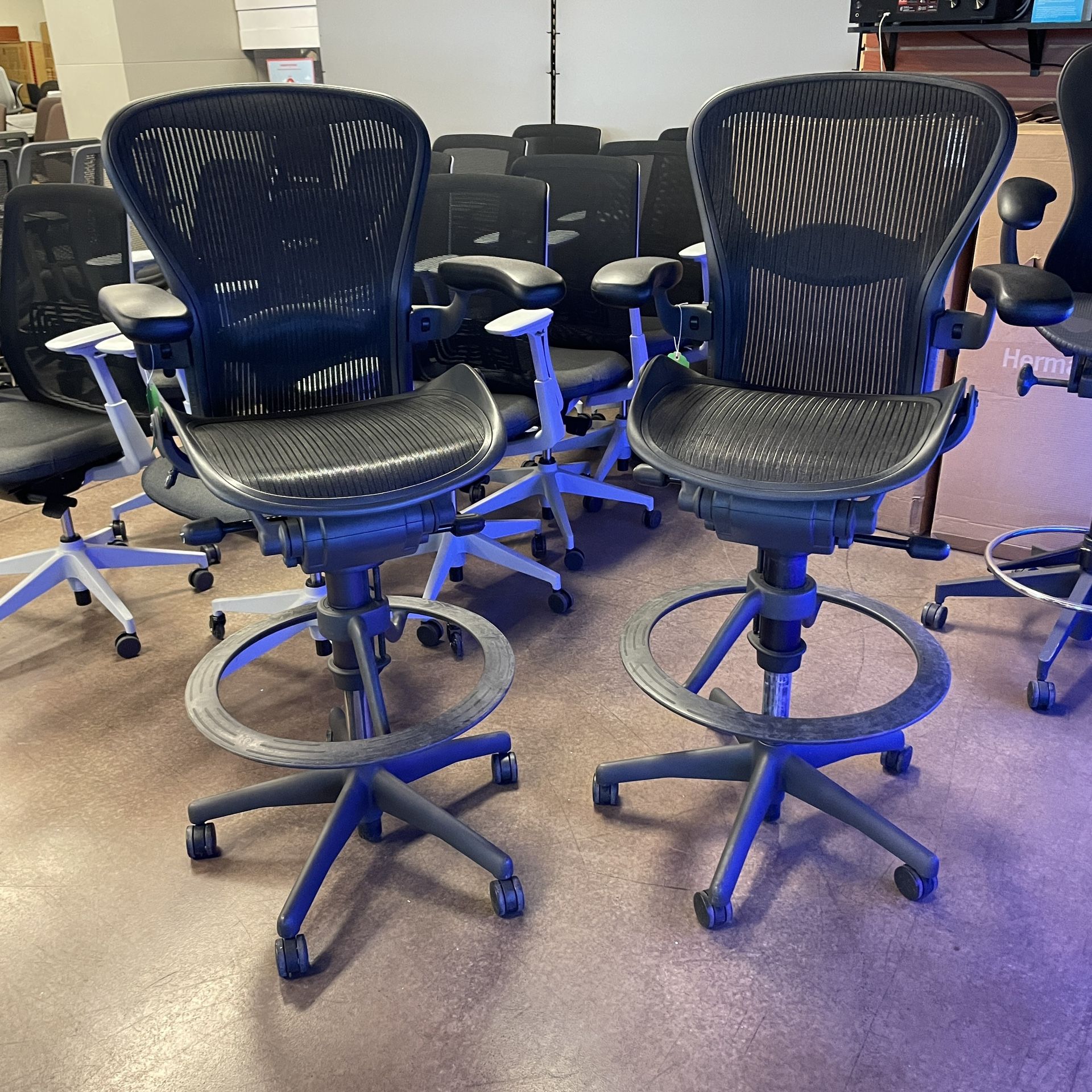 Herman Miller Aeron Stool Ergonomic Office Chair Durability and