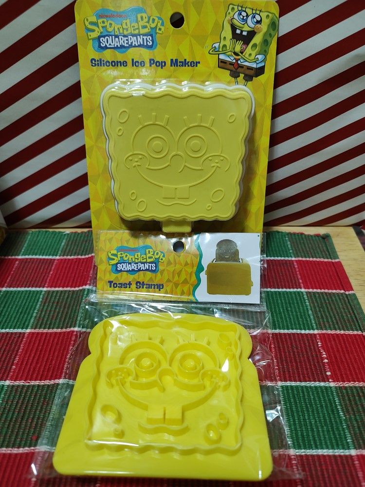 SpongeBob Sandwich Press And Ice Cream Mold $7