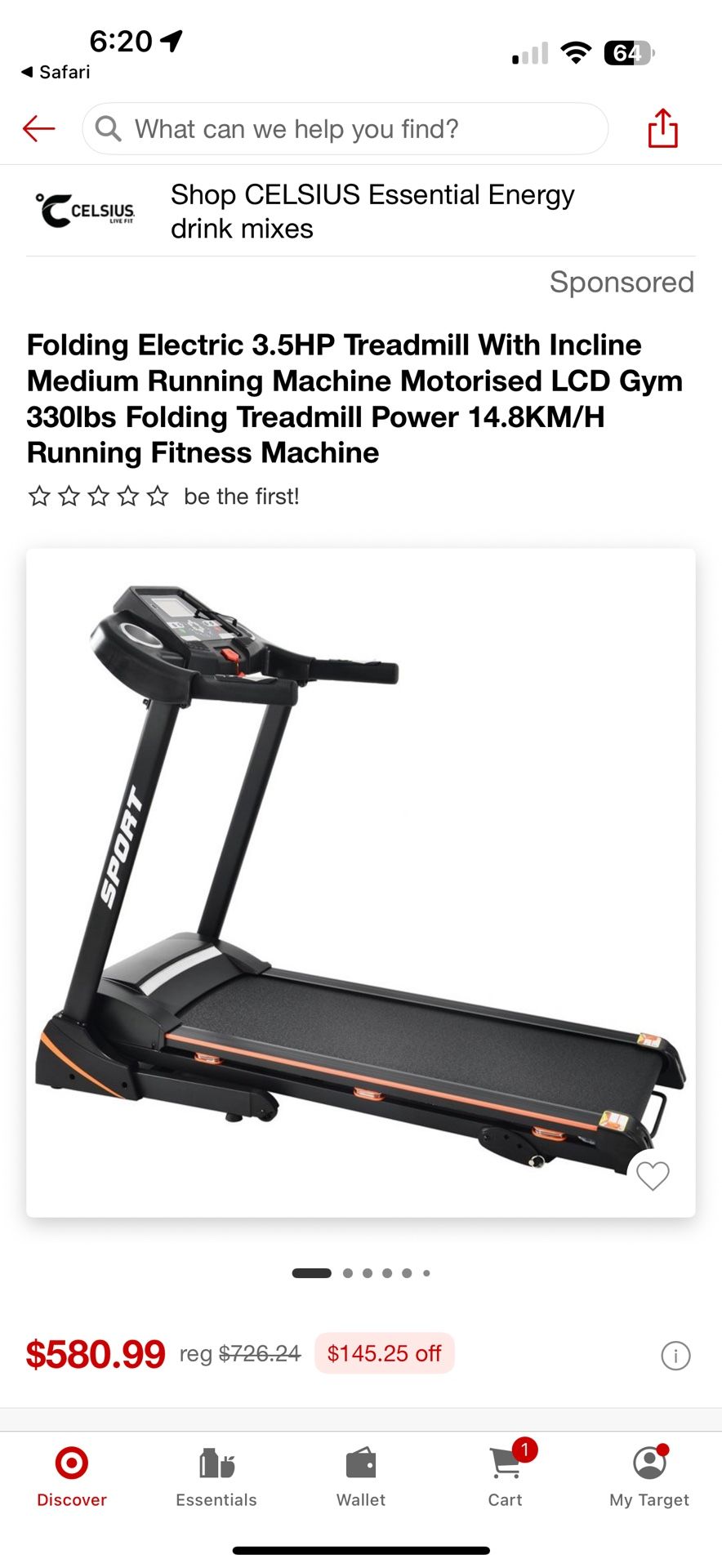 Sport Folding Treadmill 
