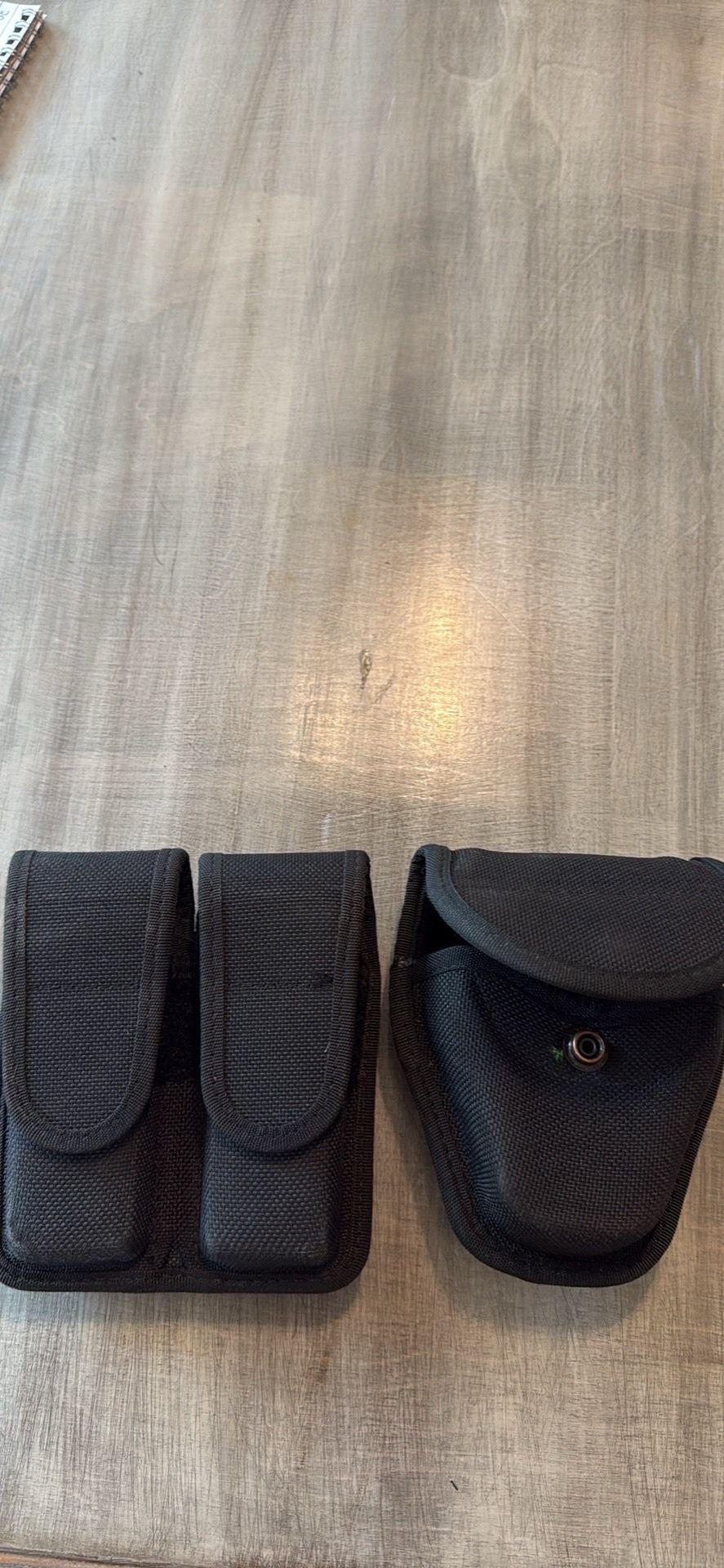 Bianchi mag pouch and handcuff pouch