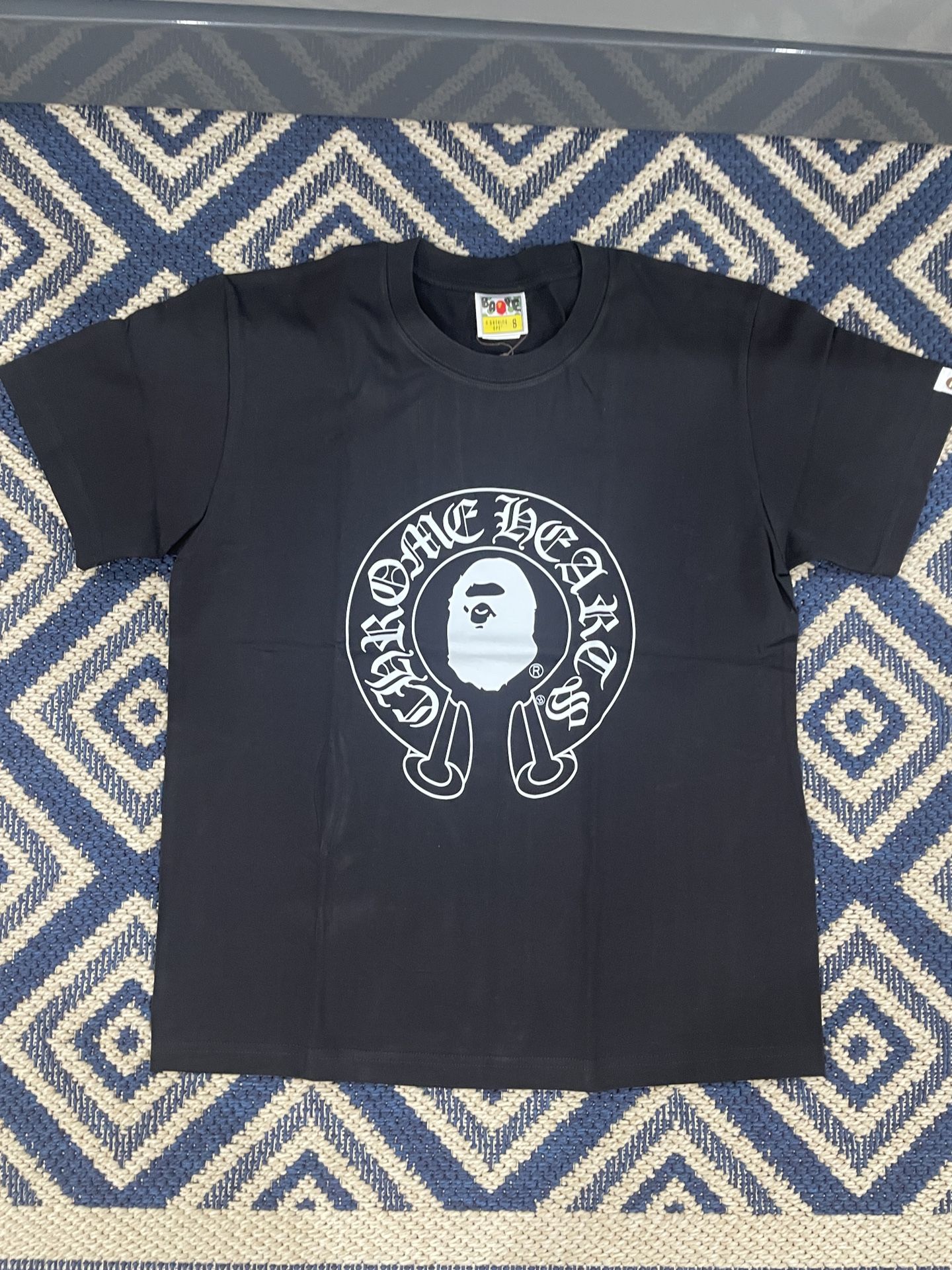 Chrome x Bape Tee ‘Black’/Size Small/Brand New/Comes with Bag/OG Everything ❤️🔥✅