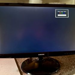 Samsung 27-inch LED monitor featuring a 1920 x 1080 Full HD resolution, 60Hz refresh rate 