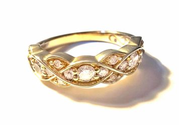 1ct Diamond Infinity Crossover Ring - 14K Gold (Sold Out in Kay Jewelers Stores)