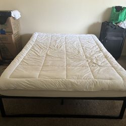 Queen Size Foam Mattress With Bed Frame