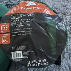 Ozark Trail Cold Weather Mummy Sleeping Bag (2)