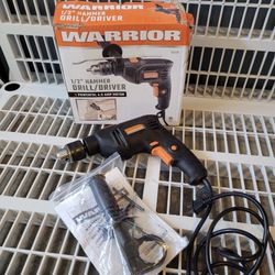 WARRIOR 4.5 Amp 1/2 in. Single Speed Hammer Drill/Driver