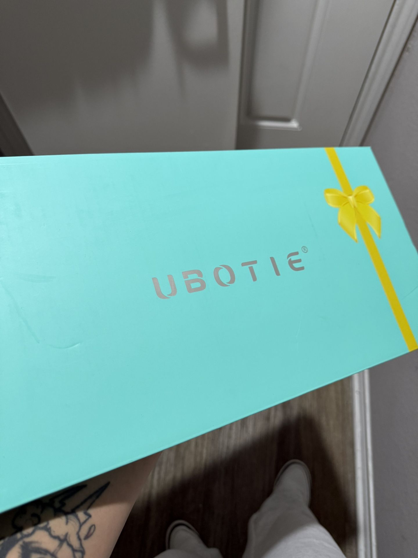 UBOTIE Colorful Computer Wireless Keyboards Mouse Combos, Typewriter Flexible Keys Office Full-Sized Keyboard, 2.4GHz Dropout-Free Connection and Opti