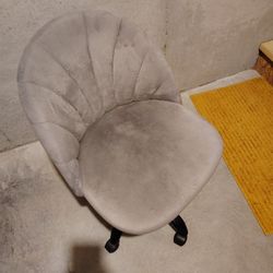 Suede Gray Chair