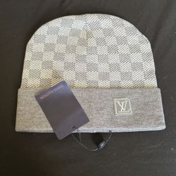 Louis Vuitton White Beanie