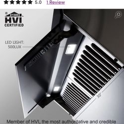 New 30” 510 Cfm Ducted Wall Mount Range Hood