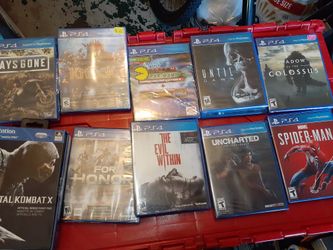 Sony Ps4 games...