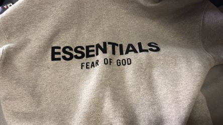 Small essentials fear of god hoodie