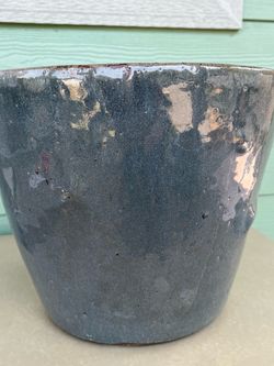 Planter Pot - Grey/Green