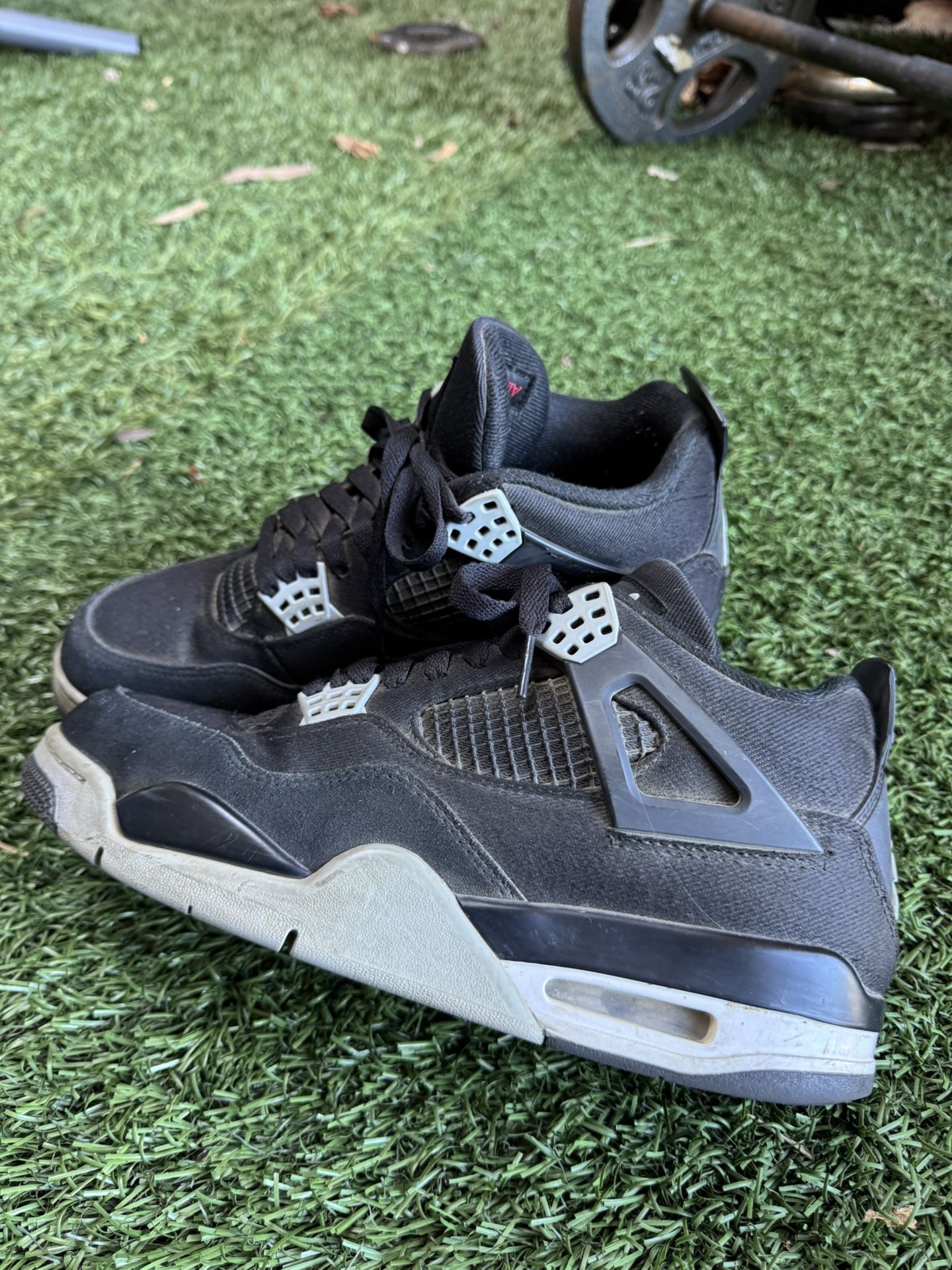 Jordan 4 Black Canvas