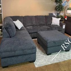 Sleeper Sectional With Chaise ✅No Needed Credit Check 💛 $39 Down Payment with Financing0741