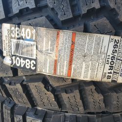 18" Brand New COOPER Discover RUGGED TREK Tires (265/60/18)