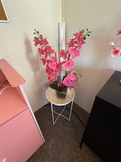 Pink flower decir