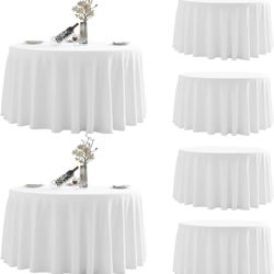 6 round table cloths