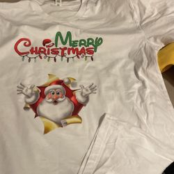 Shirt Merry C With Santa 