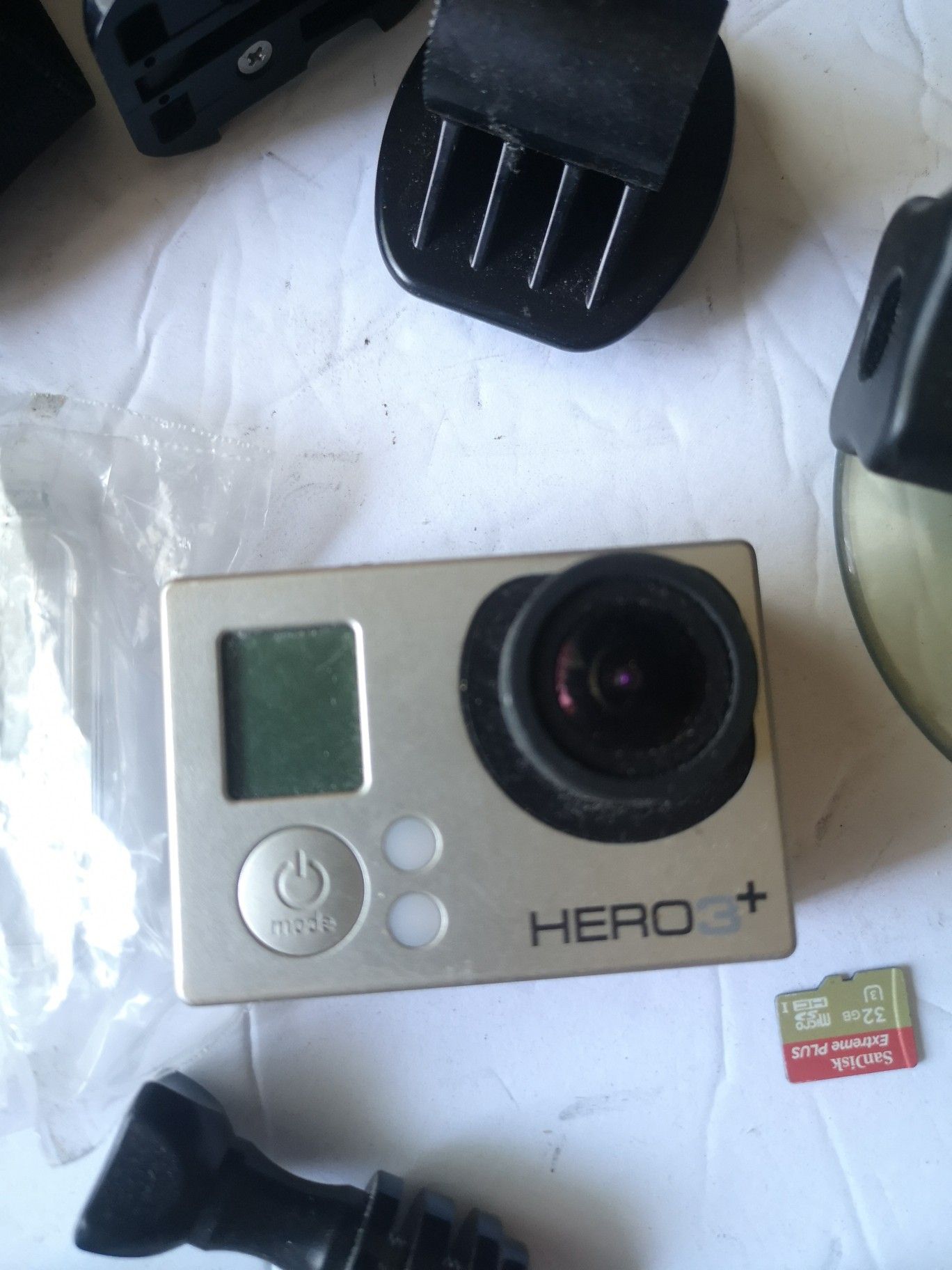 GoPro hero 3+ with extras